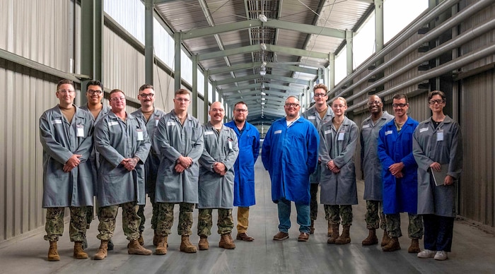 MAGNA, Utah - Six Sailors were given a rare opportunity to peek behind the curtain of the development of the most lethal, accurate, and reliable sea-based strategic deterrent on the planet during a Reverse Strategic Weapons System (SWS) Week at Strategic Systems Programs (SSP) Program Management Office (PMO) Flight Systems’ (SPF) detachment site in Magna, Utah (SPF(B)), August 17-21.  

Reverse SWS Weeks invite ballistic missile submarine (SSBN) crew members to SSP’s PMOs and detachments – dispersed throughout the nation – to give them an exclusive behind-the-scenes look at the weapons system they maintain and operate while on strategic patrol. The newly established Reverse SWS Week is accelerating understanding of the weapon system for the Sailors.    

The submarine-launched ballistic missile (SLBM) Trident II D5 SWS is the most lethal, accurate, and reliable sea-based strategic deterrent on the planet. The U.S. Navy entrusts its premier weapons system to the enlisted servicemen and women aboard the Navy’s SSBNs. These young Sailors maintain, operate, and even sleep next to these missiles, all while keeping the weapons at the highest standard of readiness. 

Each of the six Sailors expressed that they came away from the week with increased knowledge and enthusiasm for their roles, and for the Navy’s strategic deterrence mission.   

(U.S. Navy Photo Courtesy of Northrop Grumman/Released)