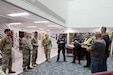 Sgt. Patrick Chojnowski, in yellow vest, a sergeant assigned to the Arlington Heights Police Department, gives a safety brief to members of the 85th U.S. Army Reserve Support Command during an active shooter training exercise at the 85th USARSC headquarters, September 6, 2025. The training was conducted to increase readiness and understand the tactics and procedures in the event of an active shooter event.
(U.S. Army Reserve photo by Sgt. 1st Class Edgar Valdez)