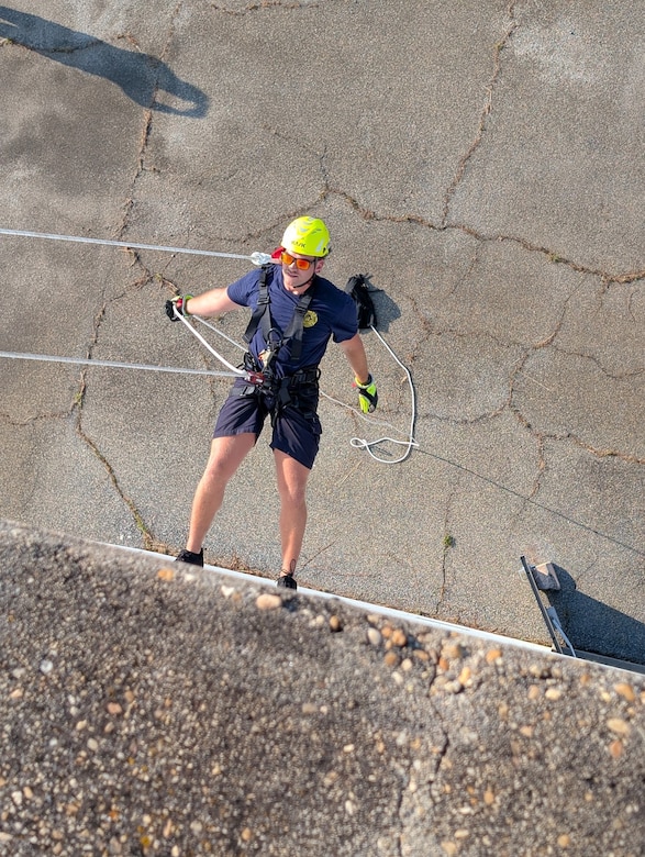 Fire Department personnel conduct CMC Rescue Clutch training