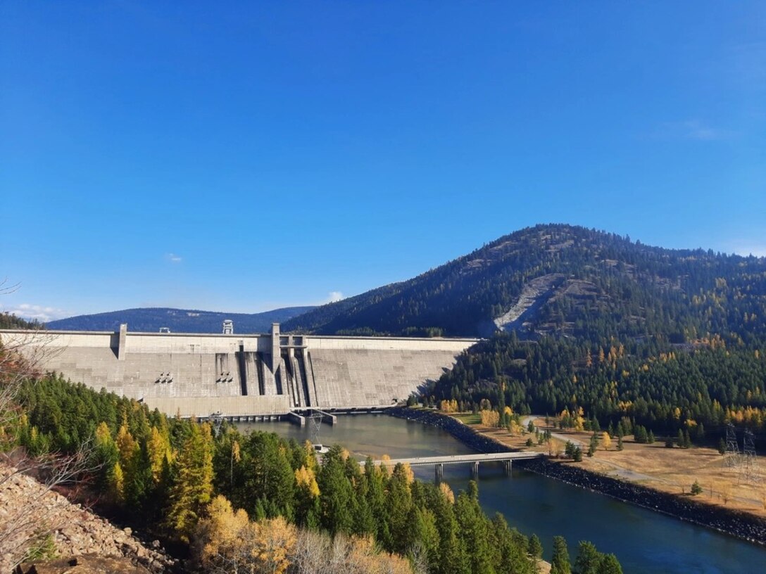 Photo of Libby Dam, Libby, Montana.