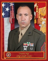 First Sergeant Joseph Carpio, Unit Senior Enlisted Leader,
Truck Co., 25th Marine Regiment