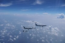 Planes fly in a formation