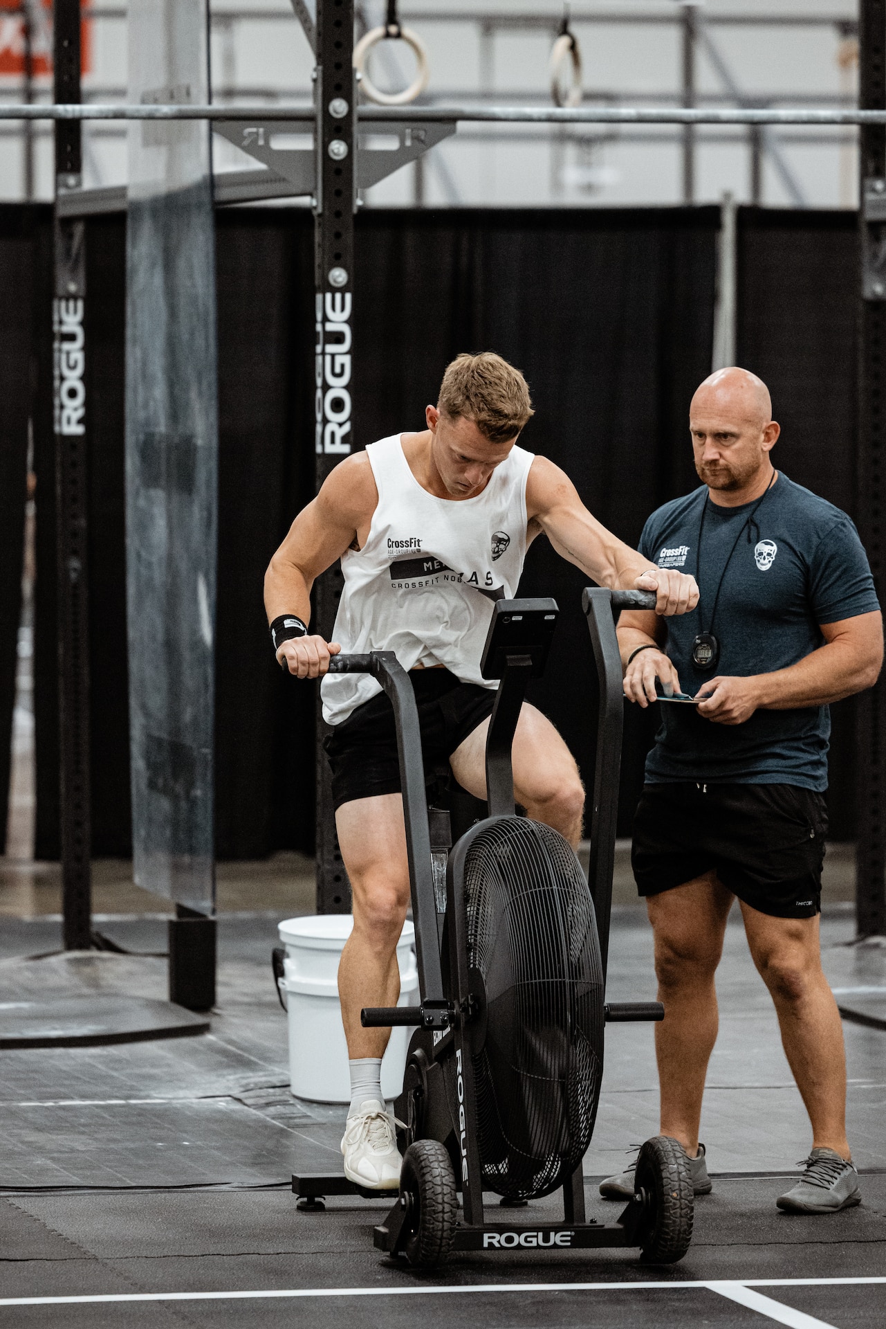 1st Lt. Erik Thomas competes during the 2025 CrossFit Games in Columbus