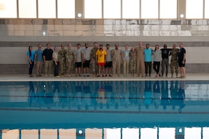USAF and RSAF pose for a group photo
