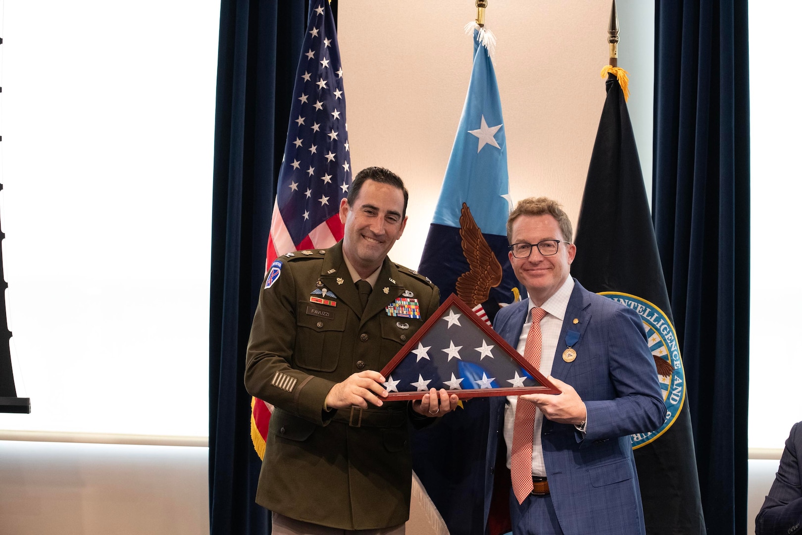 Director David Cattler's retirement ceremony
