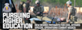 Banner image for Pursuing Higher Education: New Degree Pathways for Civil Affairs Special Operations Combat Medics. Illustrates students in the Special Operations Combat Medic Course at the U.S. Army John F. Kennedy Special Warfare Center and School unload a simulated patient from an aircraft during field training on Fort Bragg, North Carolina.