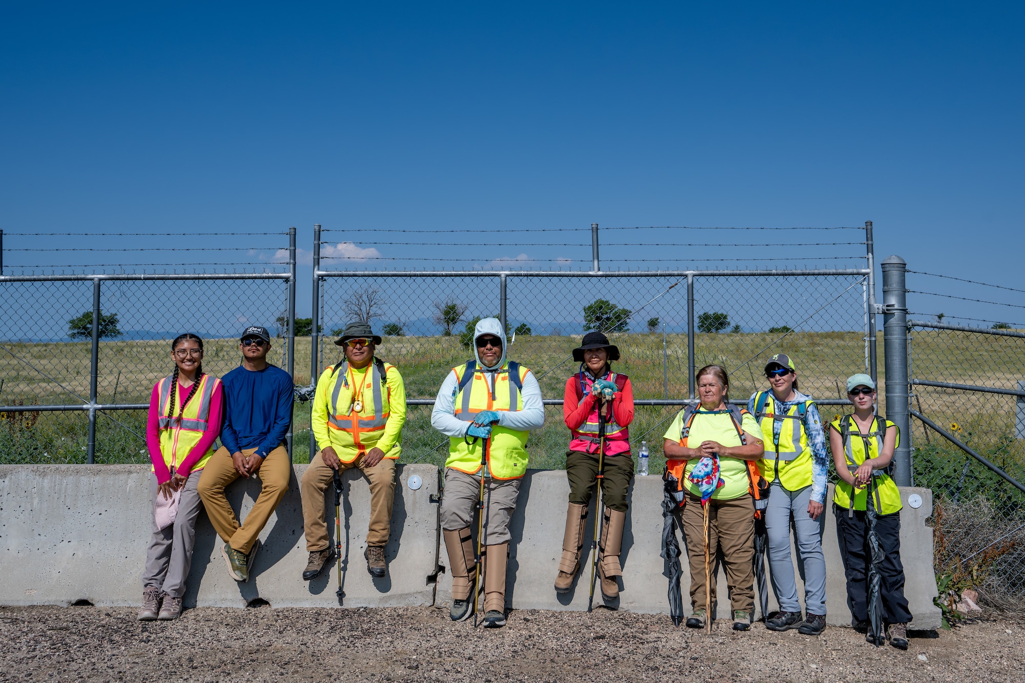 Tribal Cultural Specialists pose for a group photo.