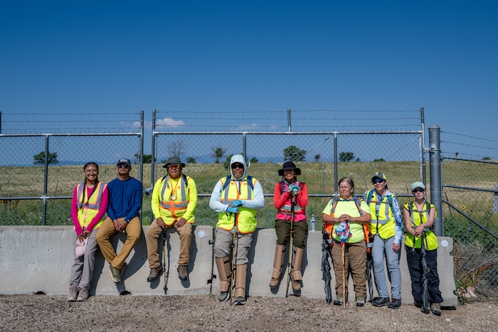 Tribal Cultural Specialists pose for a group photo.