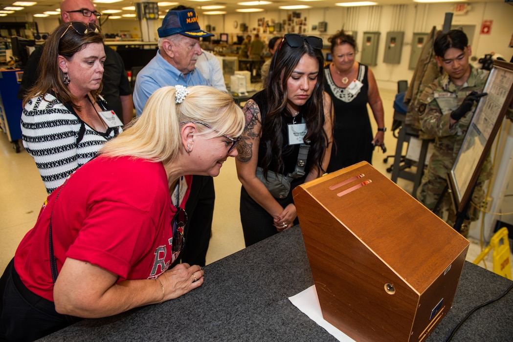 Airman gives tour to honorary commanders