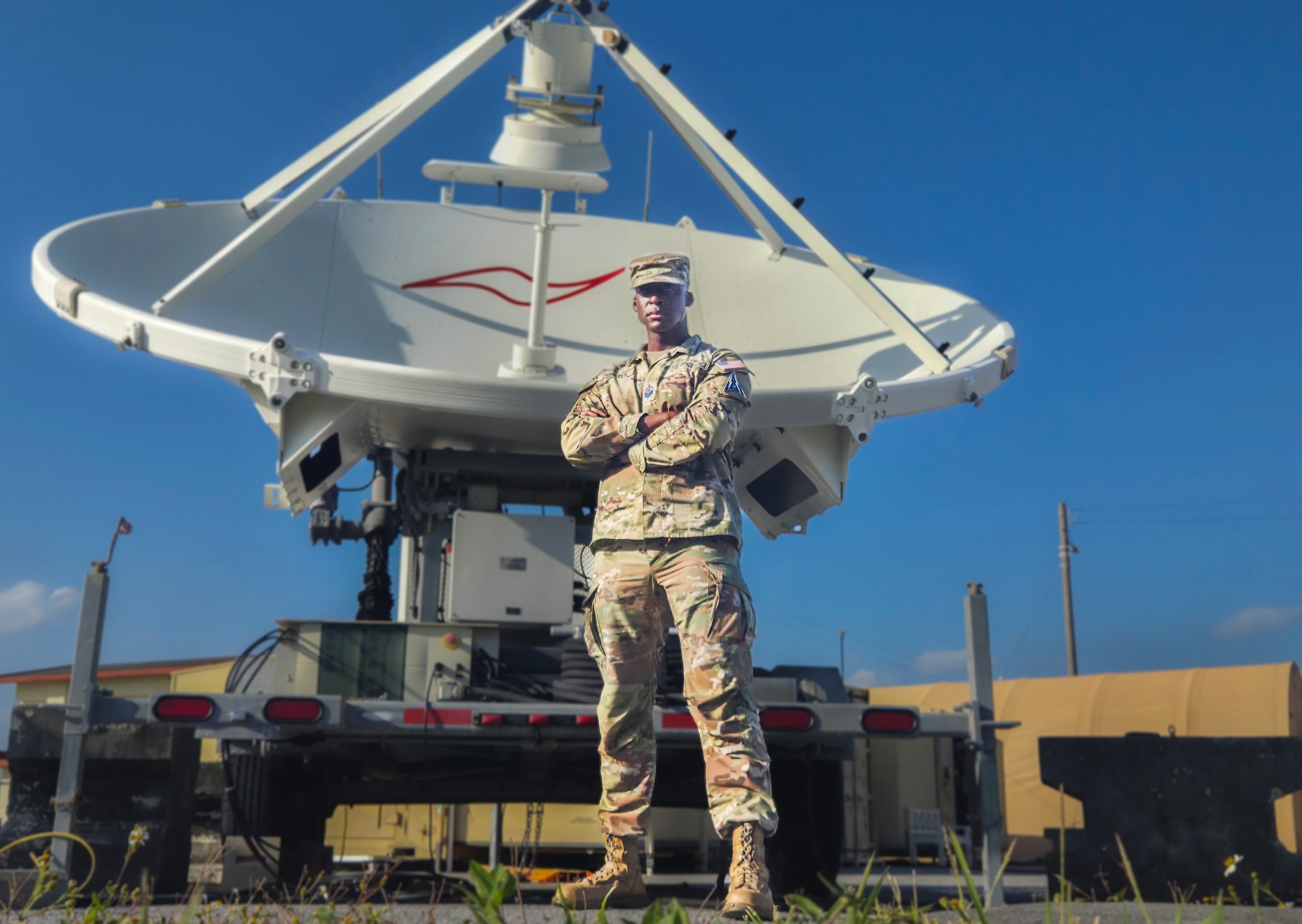 Master Sgt. Kyle Charlden, 161st Electromagnetic Warfare Combat Detachment senior enlisted leader.