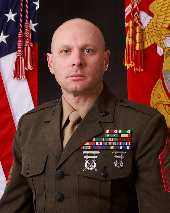 SgtMaj McCrary Command Photograph