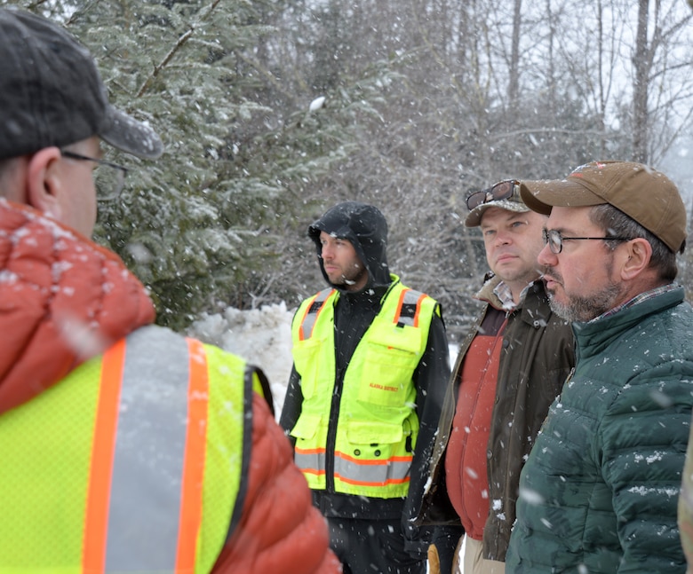 The Assistant Secretary of the Army for Civil Works, Adam Telle, visited Juneau last week to observe the US Army Corps of Engineers (USACE) ongoing solutions to address flooding ahead of the annual Mendenhall Glacier Outburst Flooding Events, also known as GLOFs.