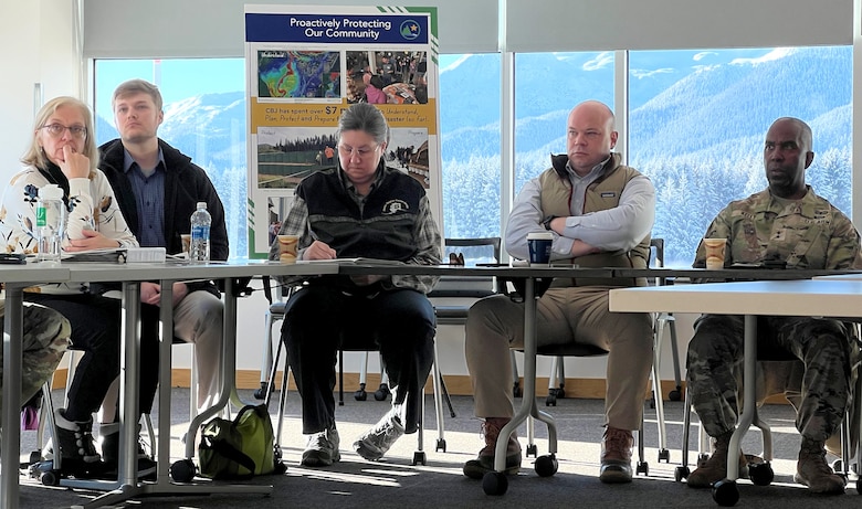 The Assistant Secretary of the Army for Civil Works, Adam Telle, visited Juneau last week to observe the US Army Corps of Engineers (USACE) ongoing solutions to address flooding ahead of the annual Mendenhall Glacier Outburst Flooding Events, also known as GLOFs.