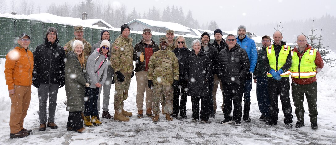 The Assistant Secretary of the Army for Civil Works, Adam Telle, visited Juneau last week to observe the US Army Corps of Engineers (USACE) ongoing solutions to address flooding ahead of the annual Mendenhall Glacier Outburst Flooding Events, also known as GLOFs.