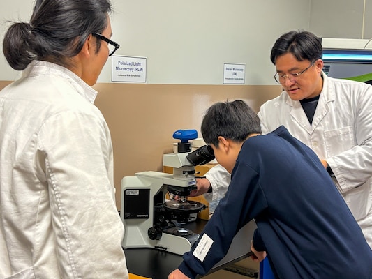 Photos of USACE FED employees' kids attending "Bring Your Kid to Work Day."