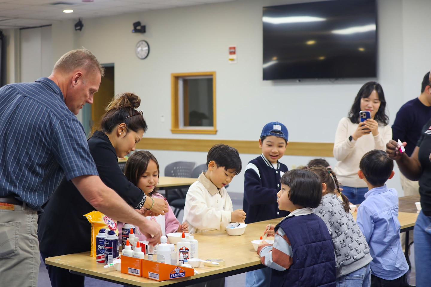 Photos of USACE FED employees' kids attending "Bring Your Kid to Work Day."