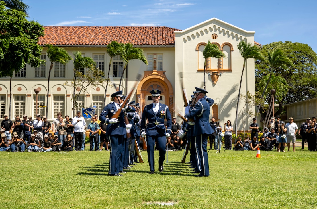 Honor Guard supports Pacific Regional Drill Meet