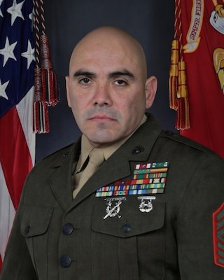 Portrait of Sergeant Major Jorge A Salgado