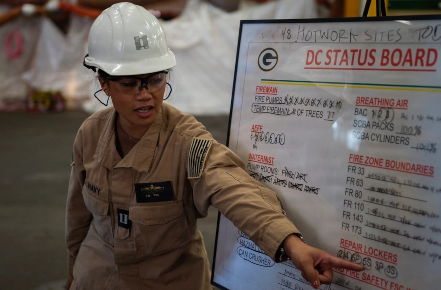 Junior officers receive first-of-its-kind maintenance availability training