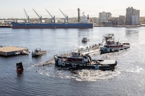 Norfolk Naval Shipyard Undocks USS John Warner