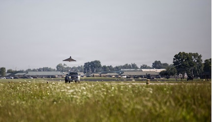 In an unprecedented demonstration of rapid innovation, the Indiana National Guard hosted the Technology and Readiness Experimentation, or T-REX, framework that was instrumental in advancing the Low-cost Uncrewed Combat Attack System, or LUCAS, from a public demonstration to operational employment in seven months.