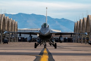 Jet on the Arizona flightline.