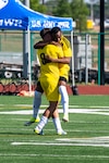 PHOTOGRAPHER VISION ID: WO188

U.S. Army Soccer Team, celebrate a goal during the 2026 Armed Forces Men’s Soccer Championship at Phantom Warrior Stadium on Fort Hood, Texas, Mar. 30, 2026. Service members competed in soccer for championship honors while representing their respective services.

The Armed Forces Sports program brings together service members from the Army, Marine Corps, Navy (with Coast Guard athletes), and Air Force (with Space Force athletes) to compete at the national level. Armed Forces Sports promotes physical fitness, provides competitive opportunities for military athletes at national and international levels, supports recruitment and retention efforts, and strengthens partnerships through sports diplomacy. (U.S. Armed Forces Sports photo by Mass Communications Specialist 2nd Class Chase Sealey)