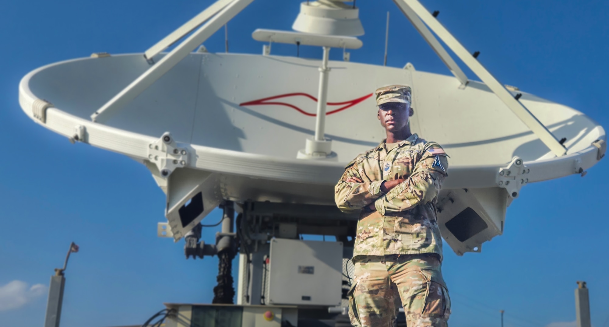 Master Sgt. Kyle Charlden, 161st Electromagnetic Warfare Combat Detachment senior enlisted leader.