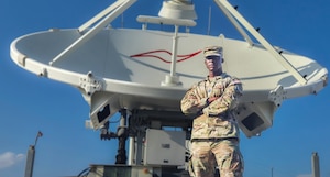 Master Sgt. Kyle Charlden, 161st Electromagnetic Warfare Combat Detachment senior enlisted leader.