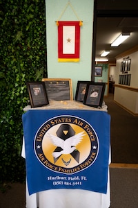 Display of Gold Star spouse stories