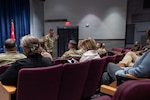 Army Maj. Gen. Lance G. Curtis, Personal Property Activity commanding general, addresses the activity during a recognition ceremony at Scott Air Force Base, Ill., April 1, 2026.