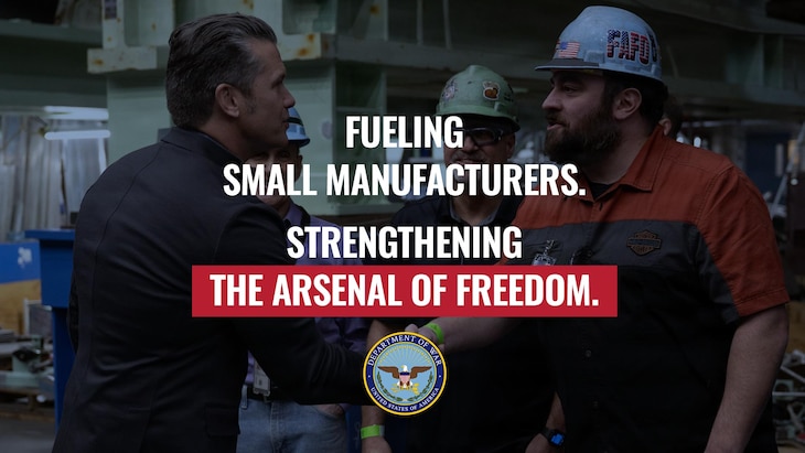 Fueling Small Manufacturers. Strengthening the Arsenal of Freedom.