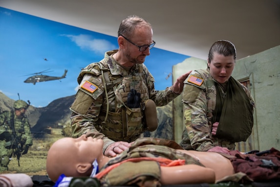 807th Theater Medical Command chaplains train for battlefield care at Fort Jackson
