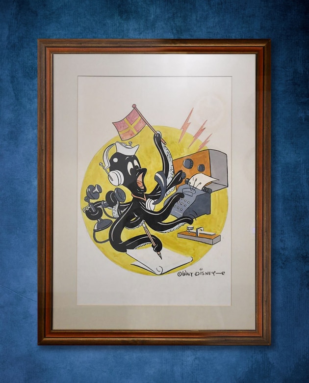 Oscar has been featured in NCTAMS LANT logo since 1947 when Walt Disney designed the character for Naval Computer and Telecommunications Area Master Station Atlantic (then known as Naval Communications Station Norfolk) was established.  (Courtesy photo / graphic provided by NCTAMS LANT / RELEASED)