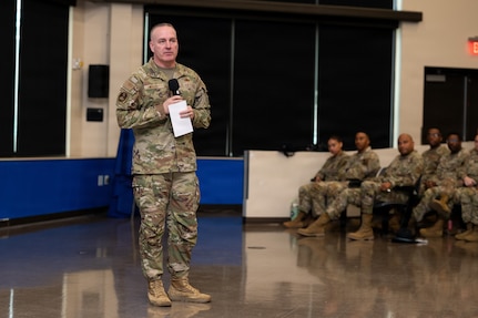 CMSAF David Wolfe holds all call