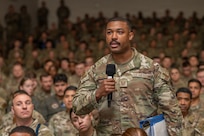 CMSAF David Wolfe holds all call