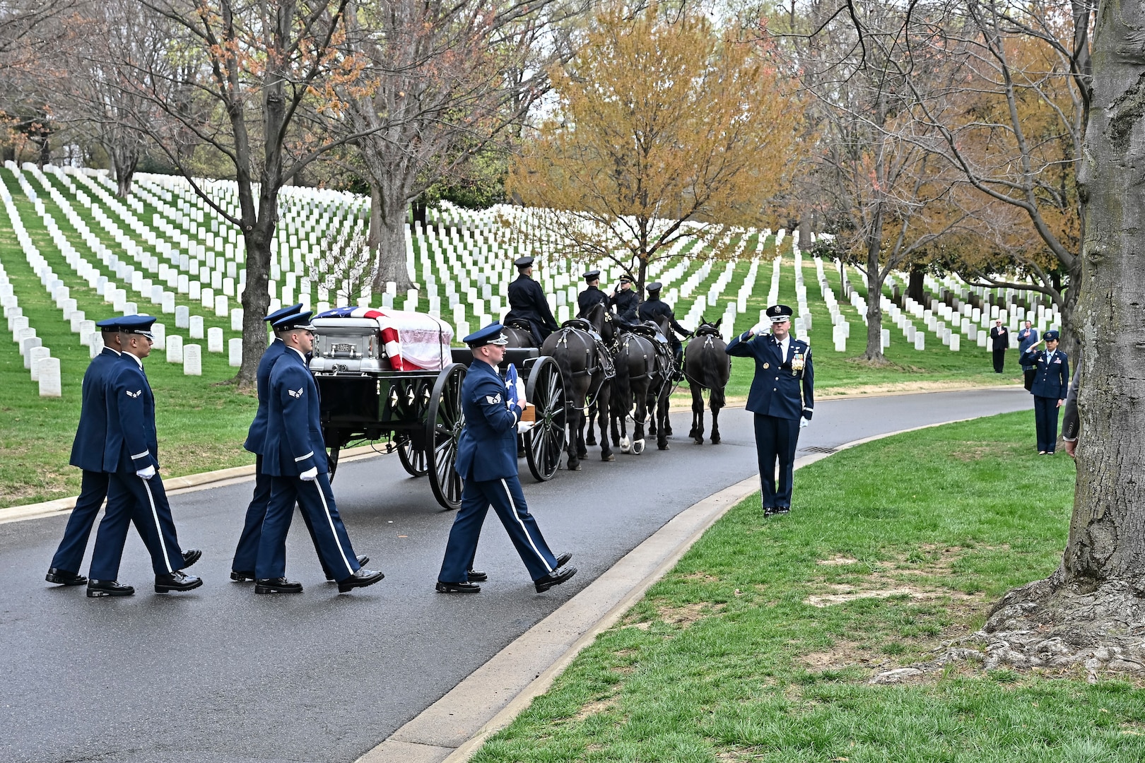 A hero's final flight: 'Bud' Anderson laid to rest at Arlington