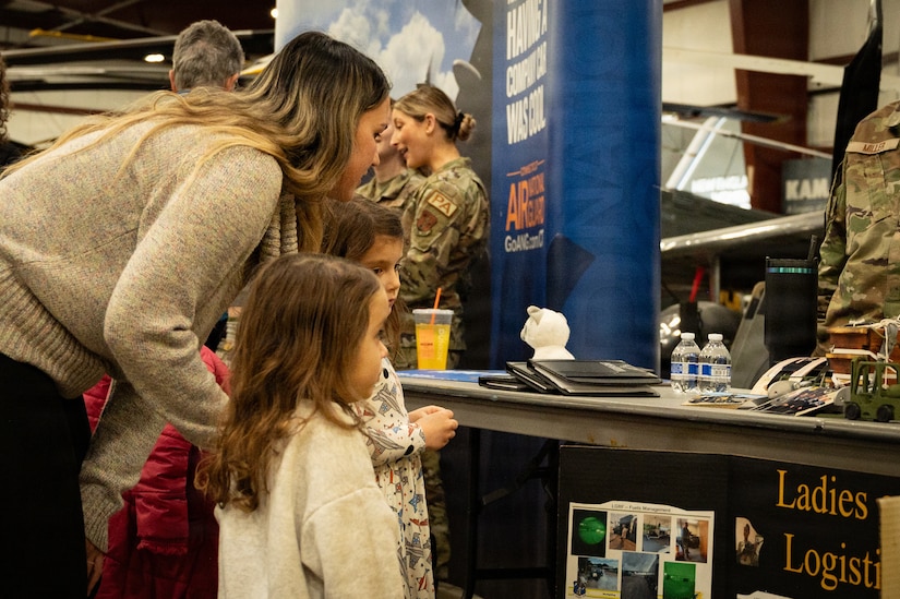 Members from the 103d Airlift Wing help inspire the next generation of aviators.