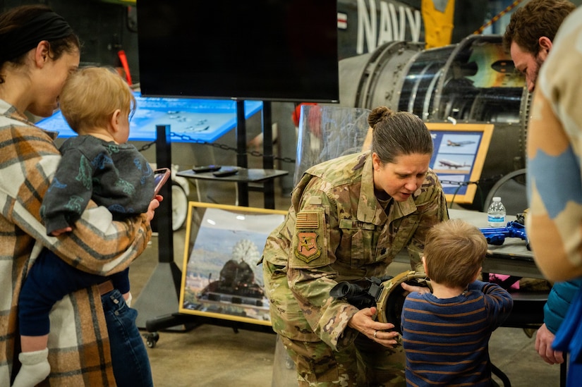 Members from the 103d Airlift Wing help inspire the next generation of aviators.