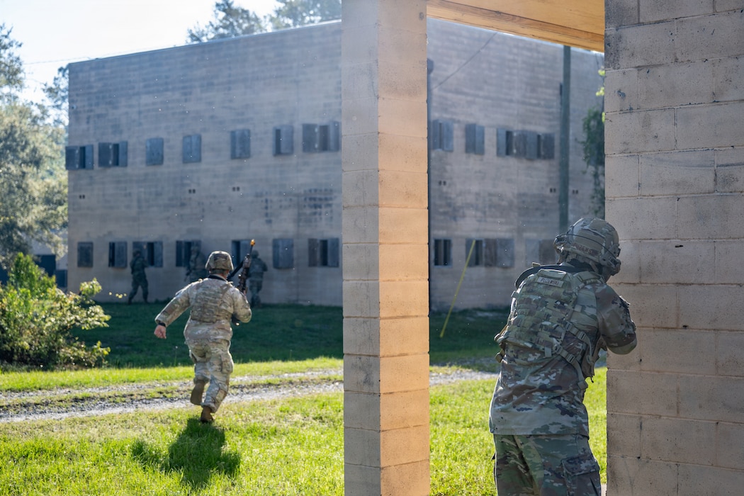 Participants from diverse career fields integrated their expertise while executing core tactics such as shooting, moving, and communicating as a unified team.