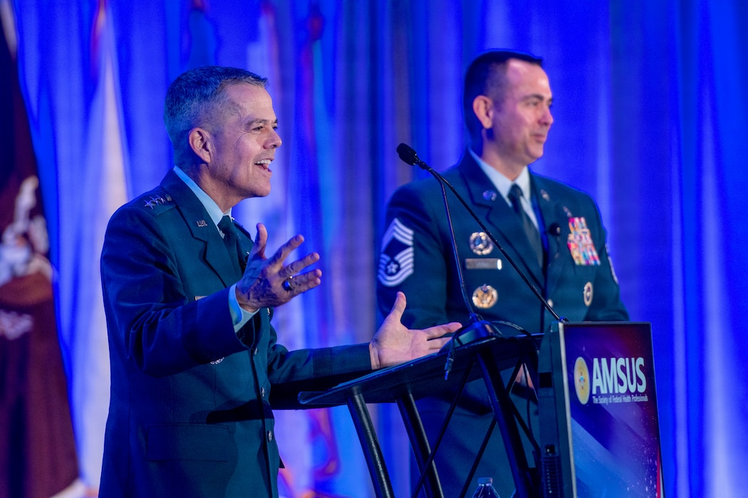 Lt. Gen. John DeGoes, surgeon general of the U.S. Air Force and U.S. Space Force, said the services remain focused on readiness by “organizing, training and equipping smaller medical units of action to go with the force,” with a sharper focus on “returning them to duty, getting aircrew back up in the air, and winning the fight.” He joined the U.S. Army and U.S. Navy surgeons general to speak on military medical readiness priorities at the annual meeting of The Society of Federal Health Professionals March 5.