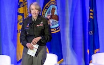Lt. Gen. Mary Izaguirre, U.S. Army surgeon general, emphasizes how Army Medicine strengthens the hand of the commanding general and reinforced its commitment to “inspire trust in those who would go into harm’s way in defense of our nation, and to keep faith with their families.” She joined the U.S. Air Force and U.S. Navy surgeons general to speak on military medical readiness priorities at the annual meeting of The Society of Federal Health Professionals March 5.