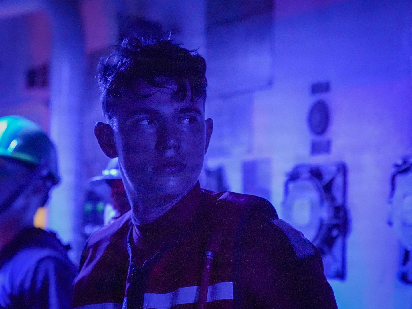 Legend-class cutter USCGC Midgett (WMSL 757), prepares to board the 35-foot Long Range Interceptor-II (LRI-II) cutter boat as the embarked cutter swimmer, during the rescue of three members of a missing family from their 23-foot single-outboard skiff vessel in the waters of Chuuk State, Federated States of Micronesia during the early hours of April 6, 2026. The crew of Midgett rescued the family after the vessel went missing on March 30 in the waters of Chuuk State. U.S. Coast Guard missions in the Indo-Pacific focus on issues that directly support and advance our regional partners’ efforts to protect fish stocks and ensure the safety of life at sea, helping to ensure a secure and prosperous Indo-Pacific. (U.S. Coast Guard photo by Petty Officer 3rd Class Jennifer Nilson)