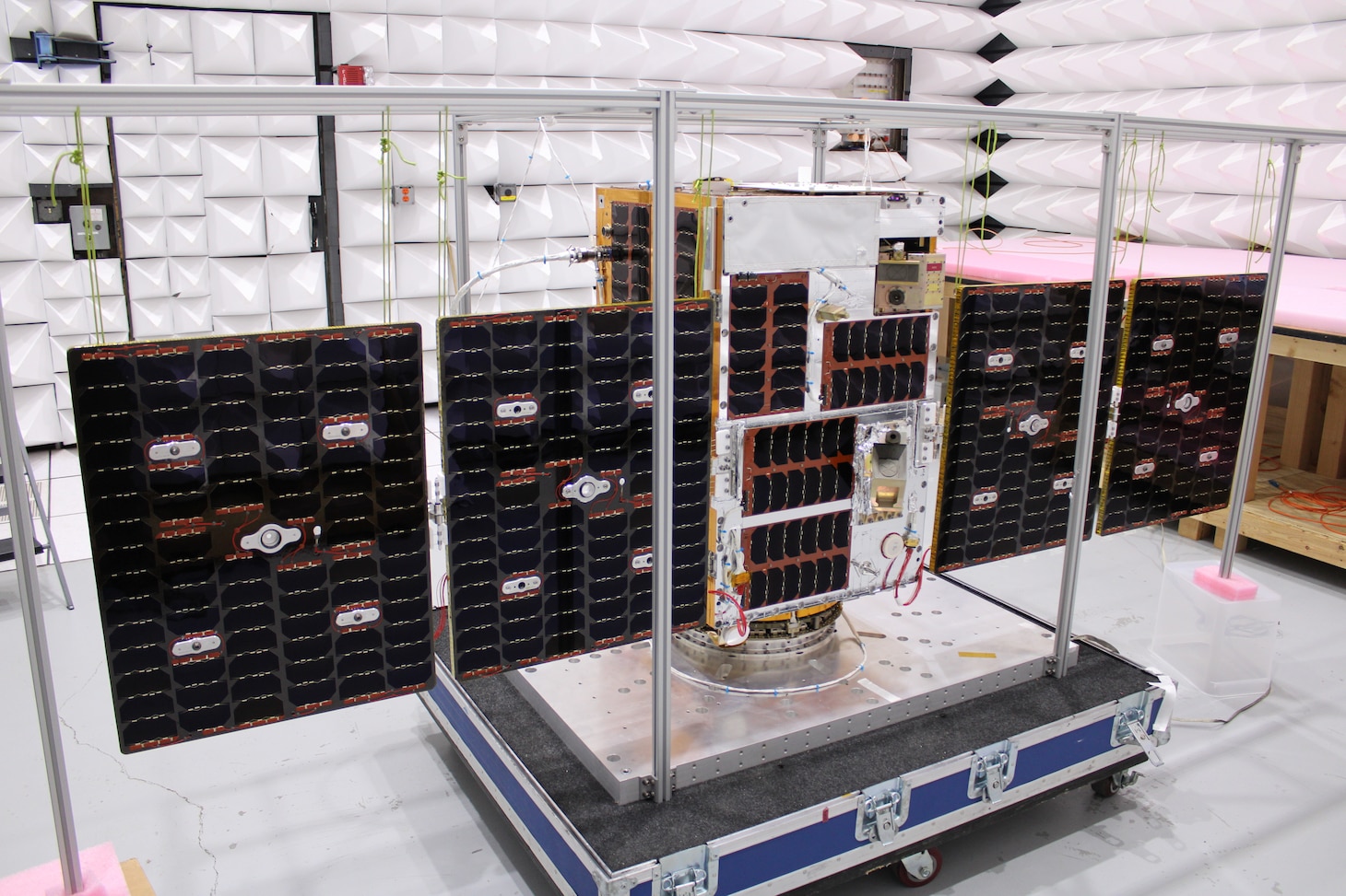 Department of War (DoW) Space Test Program’s (STP) STPSat-7 payload, at NASA Marshall Space Flight Center, Huntsville, Ala., June 25, 2025. (Photo by DoW Space Test Program)