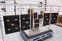 Department of War (DoW) Space Test Program’s (STP) STPSat-7 payload, at NASA Marshall Space Flight Center, Huntsville, Ala., June 25, 2025. (Photo by DoW Space Test Program)