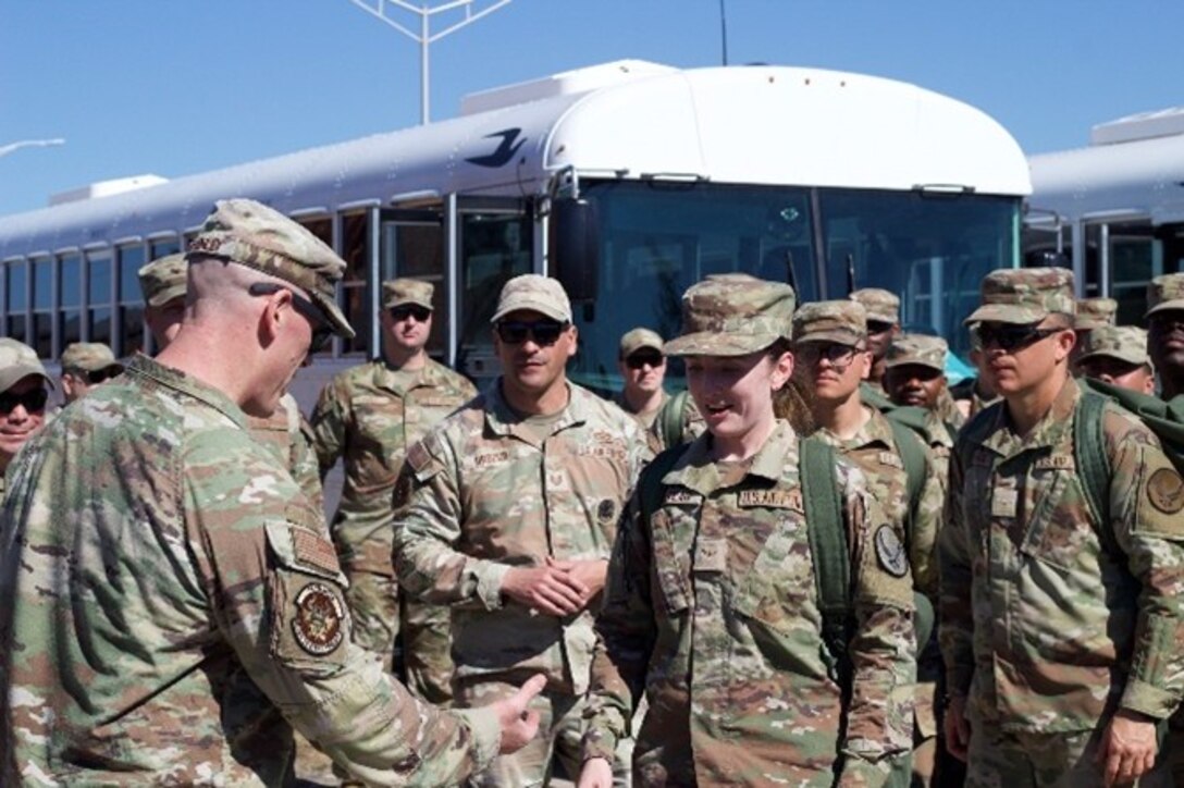 368 TRS Commander coins 1 of 3 Airmen nominated for leadership, Airmindedness and Warrior Ethos