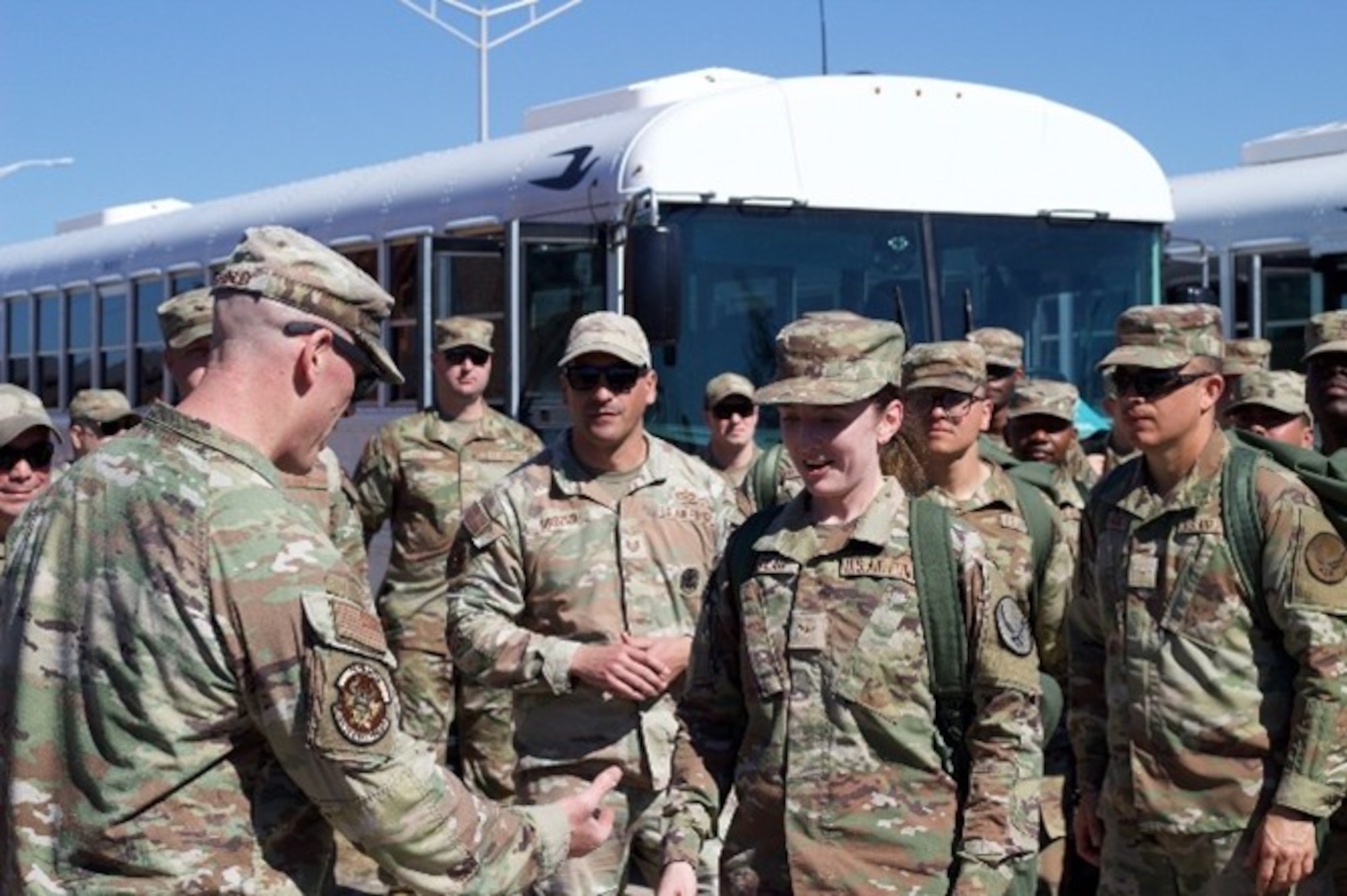 368 TRS Commander coins 1 of 3 Airmen nominated for leadership, Airmindedness and Warrior Ethos