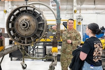 Airman answer foster teen questions