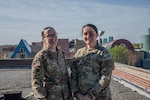 U.S. Army Staff Sgts. Tianna Wilson, Georgia National Guard, and Brianna Rodriguez-Munns, Arkansas National Guard, public affairs noncommissioned officers assigned to Joint Task Force–District of Columbia, provided immediate medical aid to a minor involved in a vehicle-versus-scooter accident in Washington on March 31. About 2,500 National Guard members support the DC Safe and Beautiful mission, assisting the Metropolitan Police Department in ensuring the safety of residents, commuters and visitors throughout the District. Photo by Sgt. Katlynn Pickle.