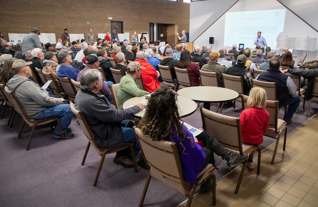 A photo from a public meeting